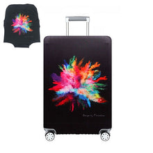 Load image into Gallery viewer, TRIPNUO Thicker Blue City Luggage Cover Travel Suitcase Protective Cover for Trunk Case Apply to 19''-32'' Suitcase Cover